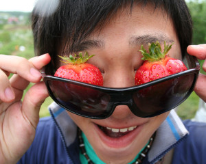 ILI Social Activities Strawberry Picking